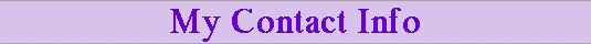 My Contact Info